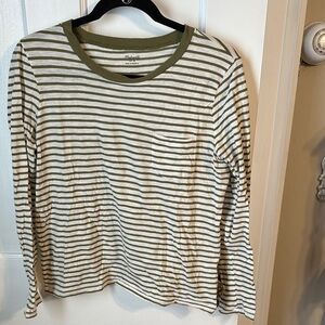 Madewell striped long sleeve
